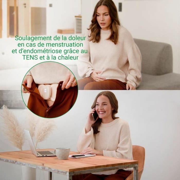 Medisana TT 250 TENS Masseur pour Douleurs Menstruelles Beige