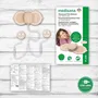 Medisana TT 250 TENS - Appareil de soulagement des douleurs menstruelles, 4 électrodes, avec chaleur, pour ventre et dos, 20 niveaux, rechargeable, 30h d'autonomie, couleur beige