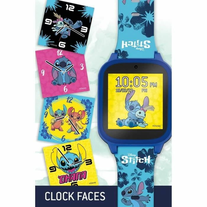 Lisciani Giochi Montre Éducative STITCH avec 5 Jeux Interactifs