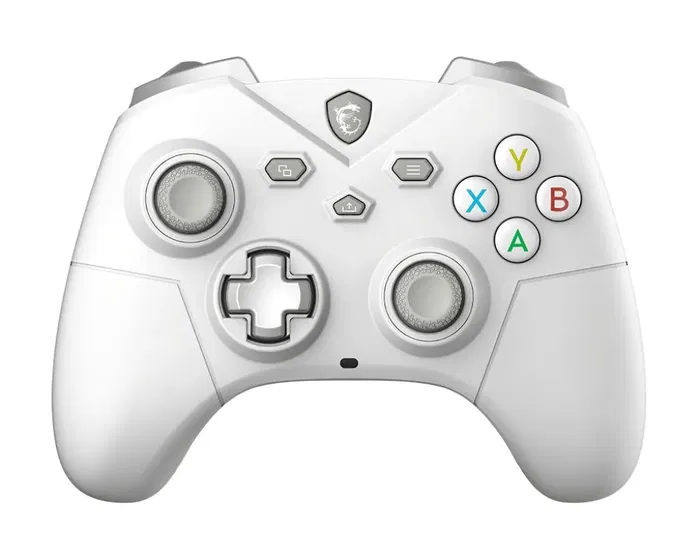 MSI FORCE GC300 Manette de Jeu Sans Fil PC Bluetooth USB-C 2.4 GHz Retour Haptique Boutons Programmables Gâchettes Hall - Blanc MSI FORCE GC300 Manette de Jeu Sans Fil PC Bluetooth USB-C 2.4 GHz Retour Haptique Boutons Programmables Gâchettes Hall - Blanc