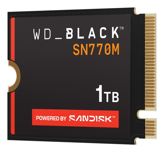Western Digital WD_BLACK SN770M SSD NVMe M.2 2280 1 To - Disque SSD interne pour PC portable, ordinateur portable gaming Western Digital WD_BLACK SN770M SSD NVMe M.2 2280 1 To - Disque SSD interne pour PC portable, ordinateur portable gaming