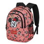 Karactermania Mochila Minnie Run Plus Fan - Sac à dos grande capacité avec port USB et dos ventilé - 44x34x21 cm