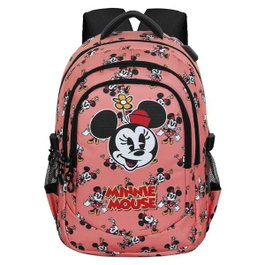 Karactermania Mochila Minnie Run Plus Fan - Sac à dos grande capacité avec port USB et dos ventilé - 44x34x21 cm