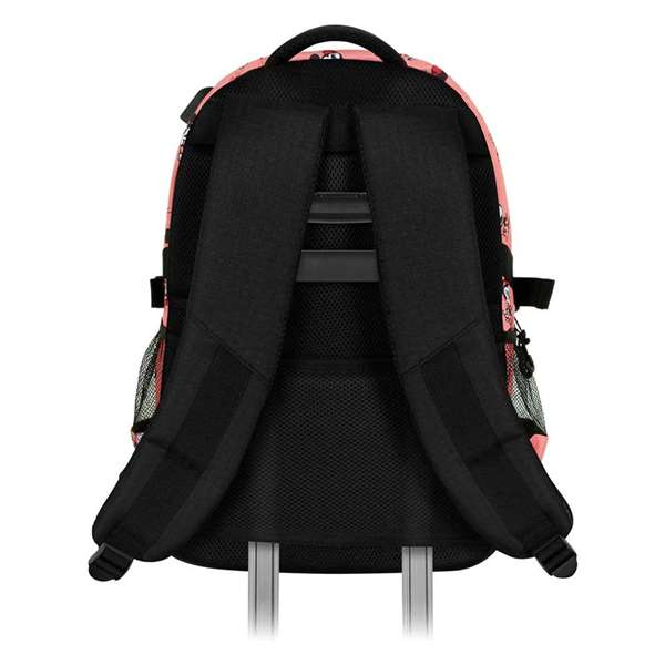 Karactermania Mochila Minnie Run Plus Fan - Sac à dos grande capacité avec port USB et dos ventilé - 44x34x21 cm