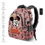 Karactermania Mochila Minnie Run Plus Fan - Sac à dos grande capacité avec port USB et dos ventilé - 44x34x21 cm