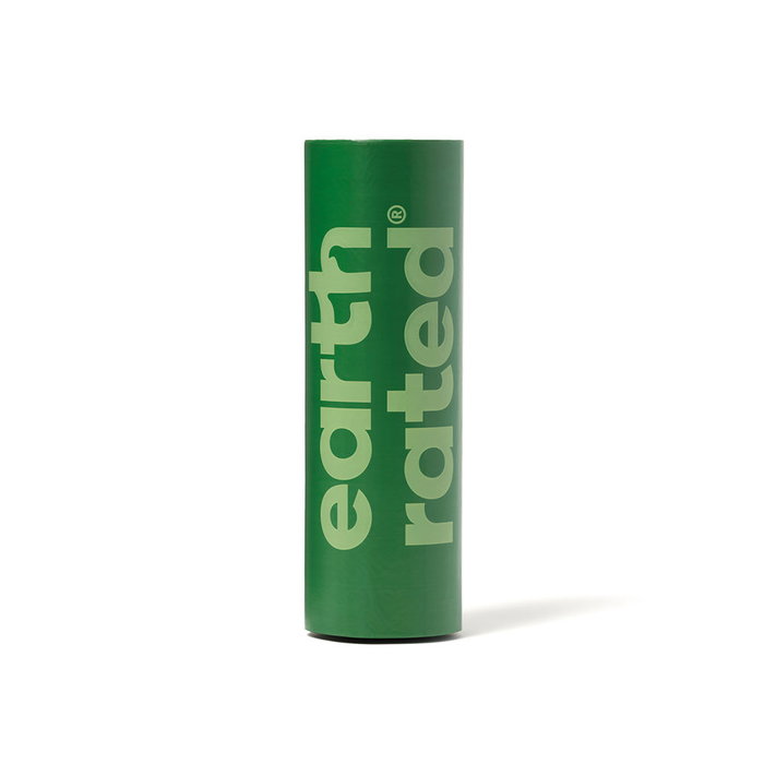 Earth Rated Distributeur de Sacs à Déjections Canines sans Parfum, 300 Sacs Longs et Imperméables en Plastique Recyclé