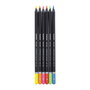 Bruynzeel Étui métallique de 6 crayons de couleur Expression tons néon