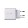 Lindy Chargeur Secteur Double Port USB Type-C PD 30W et USB Type-A 18W avec Charge Rapide pour Smartphones, Tablettes et Ordinateurs Portables