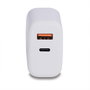 Lindy Chargeur Secteur Double Port USB Type-C PD 30W et USB Type-A 18W avec Charge Rapide pour Smartphones, Tablettes et Ordinateurs Portables