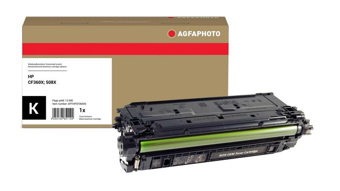 AgfaPhoto Cartouche de toner compatible pour CF360X, Noir AgfaPhoto Cartouche de toner compatible pour CF360X, Noir