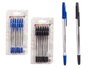 Pincello Lot de 6 stylos à bille assortis Couleurs aléatoires 10x21x2 cm Plastique (Set de 24)