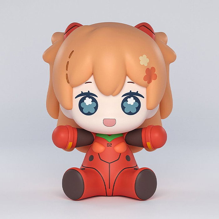 Neon Genesis Evangelion: Rebuild of Evangelion figurine Chibi Huggy Good Smile Asuka Shikinami Langley: Plugsuit Ver. 7 cm