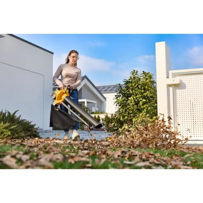 Stiga VS 100e Kit - Souffleur, aspirateur et broyeur à feuilles thermique - Broyage et ramassage des débris