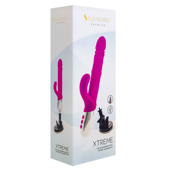 Vibration de Stimulation Double S Pleasures Blanc