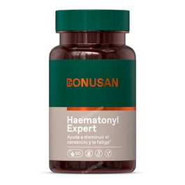 Bonusan Haematonyl Expert 60 capsules - Complexe de fer bisglicinate avec vitamine C - Absorption maximale, réduction de la fatigue