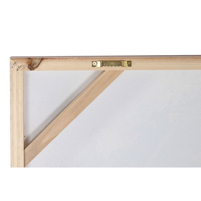 Toile Home ESPRIT Marron Doré Colonial Africaine 90 x 3 x 120 cm (2 Unités)