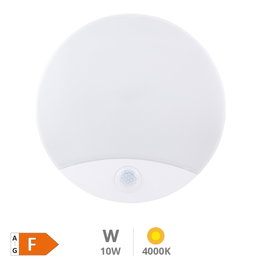 GSC Evolution Applique mural LED Behali avec lumière d'urgence et capteur de mouvement, 10W, 4000K, IP44