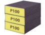 Innspiro Set de 3 blocs de ponçage en mousse flexible grain fin 100