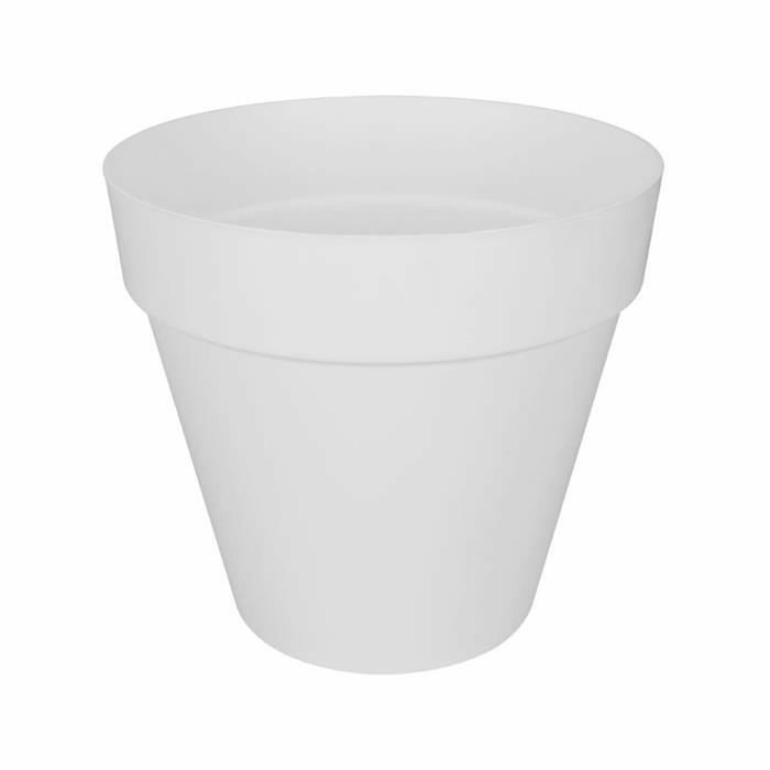 ELHO Pot de fleurs rond Loft Urban Blanc 48 L Ø 50 x H.44 cm