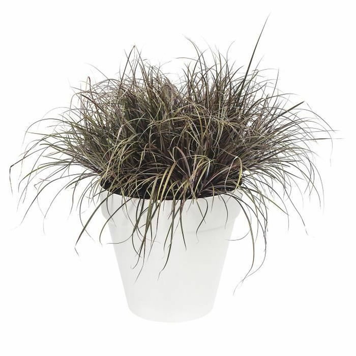 ELHO Pot de fleurs rond Loft Urban Blanc 48 L Ø 50 x H.44 cm