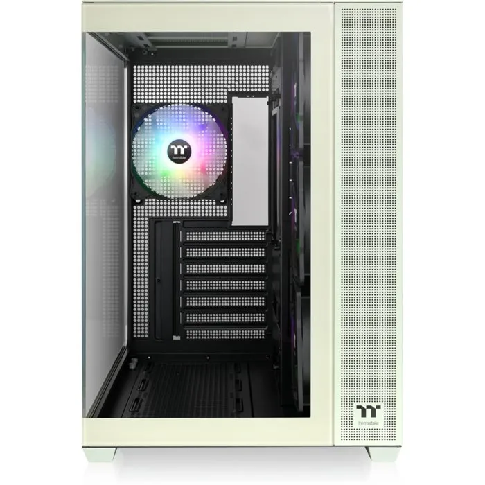 Thermaltake CA-1Z2-00MEWN-00 - View 380 TG ARGB Boîtier PC Moyen Tour ATX - 4 Ventilos ARGB, USB-C, Verre Trempé - Vert Matcha