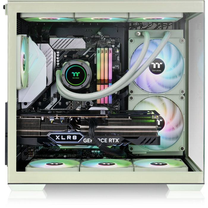 Thermaltake View 380 TG ARGB Matcha Green