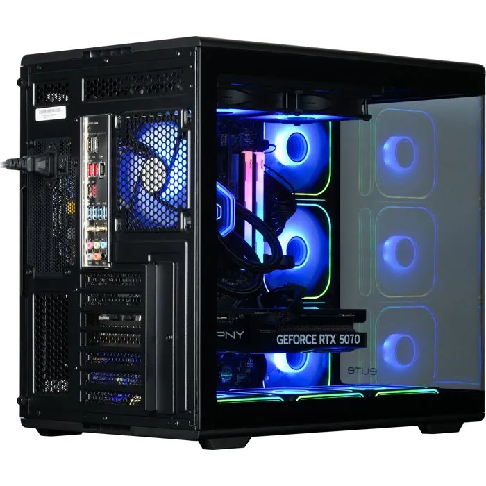 COOLER MASTER PC Gamer sans Windows AMD Ryzen 9600X RTX 5070 12 Go RAM 32 Go DDR5 SSD 2 To