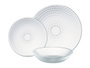 Vivalto Service de Verres 12 Pièces Rombos Transparent – 26 x 26 x 20 cm (Set de 2)