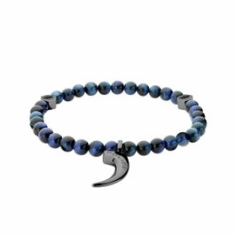 Police PEAGB2211925 Bracelet en Résine Bleu