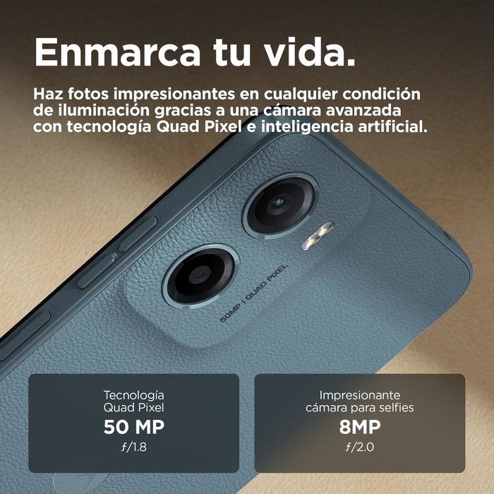 Motorola Moto G05 4G Smartphone 4GB RAM 128GB Atlantic Deep - Écran 6.67" 90Hz, Caméra 50MP, Batterie 5200mAh