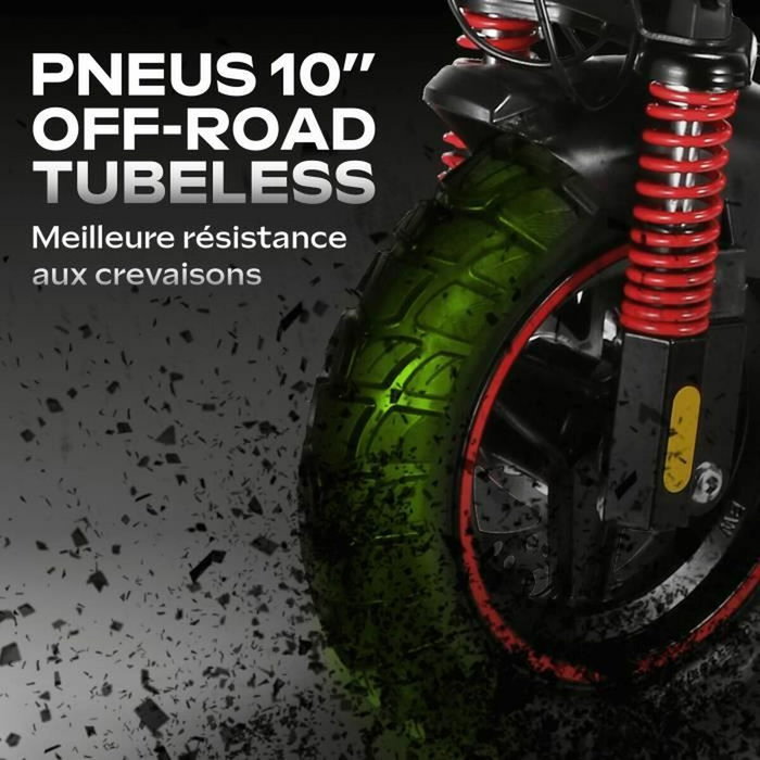 Ezway EBOOST GO Trottinette Électrique Tout Terrain Pliable 800W