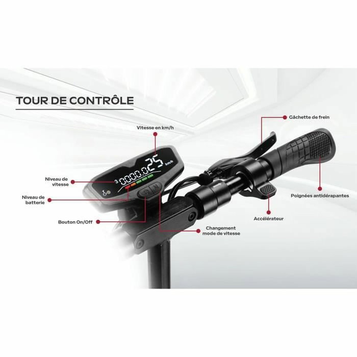 Ezway EBOOST GO Trottinette Électrique Tout Terrain Pliable 800W