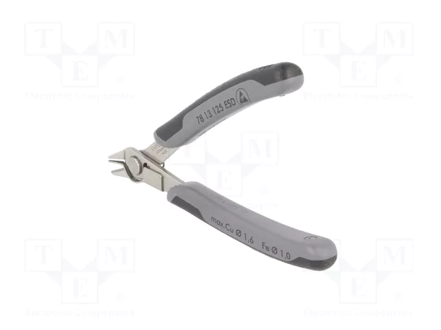 KNIPEX Pince coupante de précision latérale ESD 125 mm sans chanfrein KNIPEX Pince coupante de précision latérale ESD 125 mm sans chanfrein