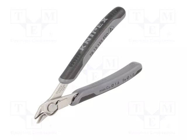 KNIPEX Pince coupante de précision latérale ESD 125 mm sans chanfrein KNIPEX Pince coupante de précision latérale ESD 125 mm sans chanfrein