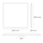 Edm Panneau LED 40W 3CCT (3000-4000-6500K) 4800 lm