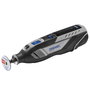 Dremel 8250 - Outil rotatif multifonction sans fil 12V avec moteur Brushless, 65 accessoires, 5 adaptations, 1 batterie 2Ah (5.000 à 30.000 tr/min) extra-robuste