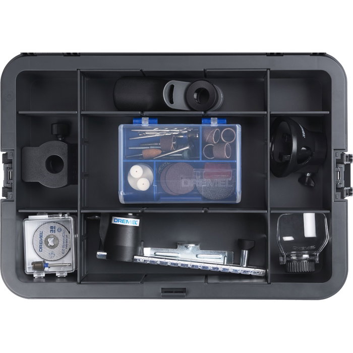 Dremel 8250 - Outil rotatif multifonction sans fil 12V avec moteur Brushless, 65 accessoires, 5 adaptations, 1 batterie 2Ah (5.000 à 30.000 tr/min) extra-robuste