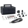 Dremel 8250 Outil rotatif multifonction sans fil 12V avec moteur Brushless, 65 accessoires, 5 adaptations, 1 batterie 2Ah
