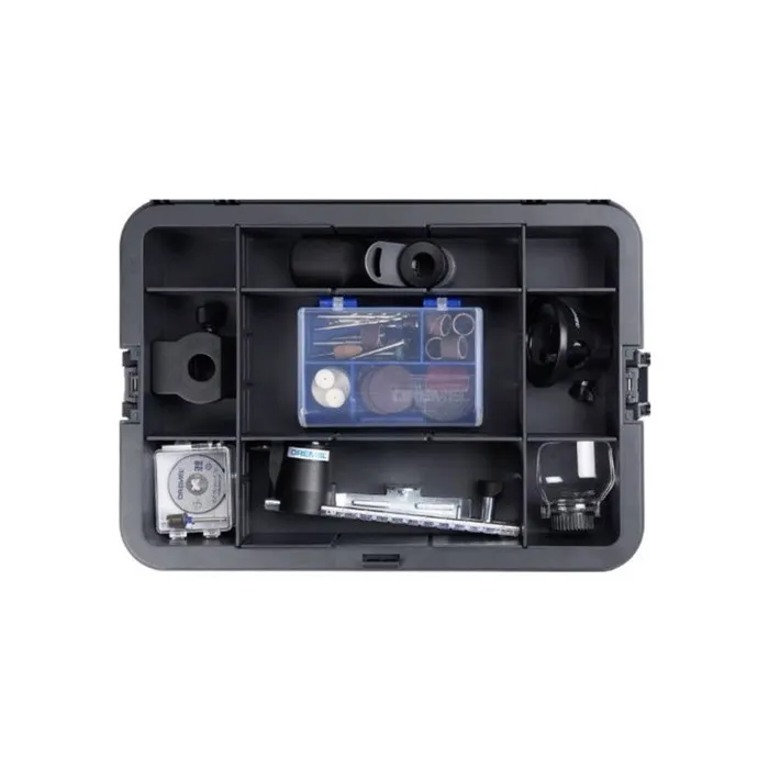 Dremel 8250 Outil rotatif multifonction sans fil 12V avec moteur Brushless, 65 accessoires, 5 adaptations, 1 batterie 2Ah Dremel 8250 Outil rotatif multifonction sans fil 12V avec moteur Brushless, 65 accessoires, 5 adaptations, 1 batterie 2Ah