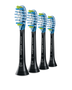 Philips Lot de 4 têtes de brosse Sonicare C3 Premium Plaque Defence HX9044/88 Noir