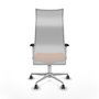 Piqueras y Crespo Albacete Chaise de Bureau Orange et Blanc