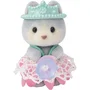 Sylvanian Families 5809 - Les Princesses en Robes à Fleurs - Set de 4 Figurines Articulées: Fille Lapin Chocolat, Chat Persan, Bébé Husky et Biche avec Accessoires