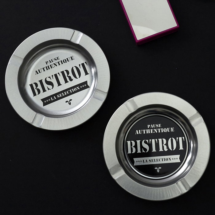 Mister Gadget Cendrier Métal Bistrot, Couleurs Surties Mister Gadget Cendrier Métal Bistrot, Couleurs Surties