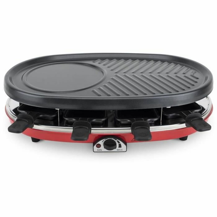Hkoenig RP418 Appareil à raclette 4 en 1, 8 personnes, 1500W Hkoenig RP418 Appareil à raclette 4 en 1, 8 personnes, 1500W
