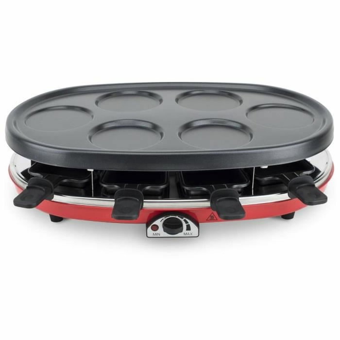 Hkoenig RP418 Appareil à raclette 4 en 1, 8 personnes, 1500W Hkoenig RP418 Appareil à raclette 4 en 1, 8 personnes, 1500W