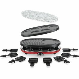 Hkoenig RP418 Appareil à raclette 4 en 1, 8 personnes, 1500W