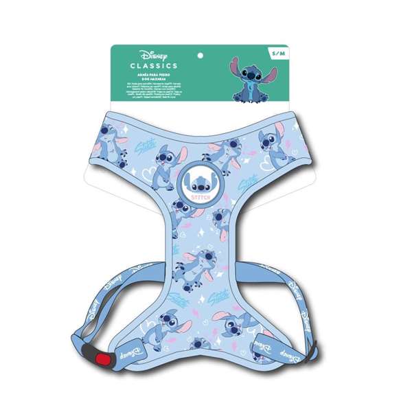Cerdá Harnais pour chien Small/Medium Stitch T3S:S/M Light Blue Cerdá Harnais pour chien Small/Medium Stitch T3S:S/M Light Blue