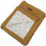 Domiva Couverture double face Au fil de l'Eau Caramel 75 x 100 cm