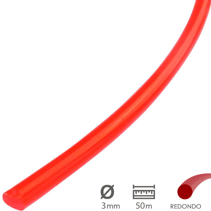 WOLFPACK LINEA PROFESIONAL Fil Nylon Rond 3,0mm (Dispensateur 50m)