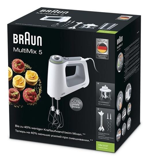 Braun Blender MultiMix 5 HM5137 Gris, blanc Braun Blender MultiMix 5 HM5137 Gris, blanc